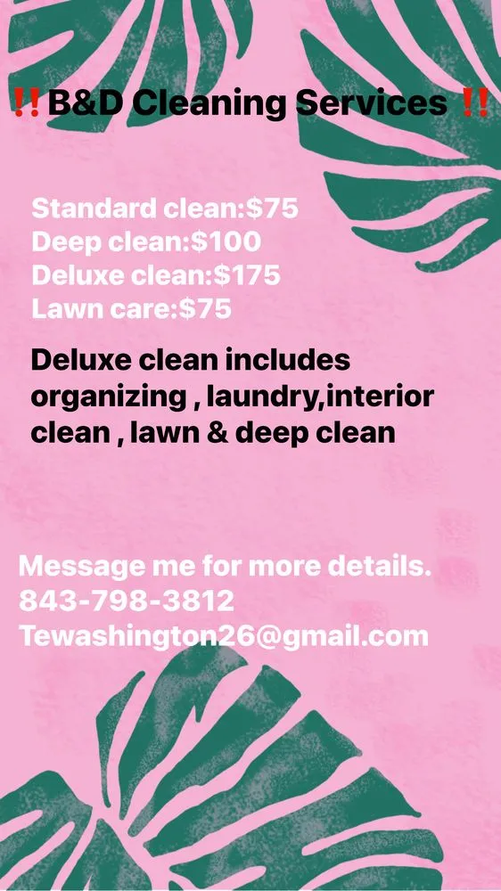 Top-rated outdoor landscaping experts serving Johnsonville, SC - B&D Cleaning Service