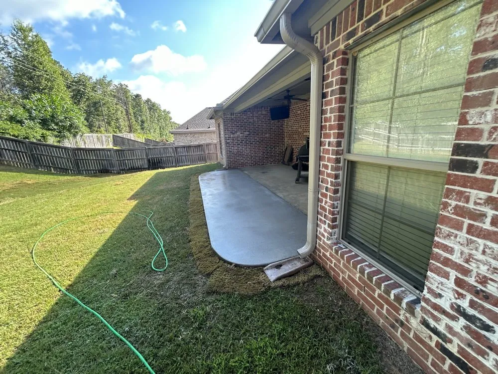 Local outdoor landscaping with custom design in Brandon, MS by B&D Landscape and Maintenance