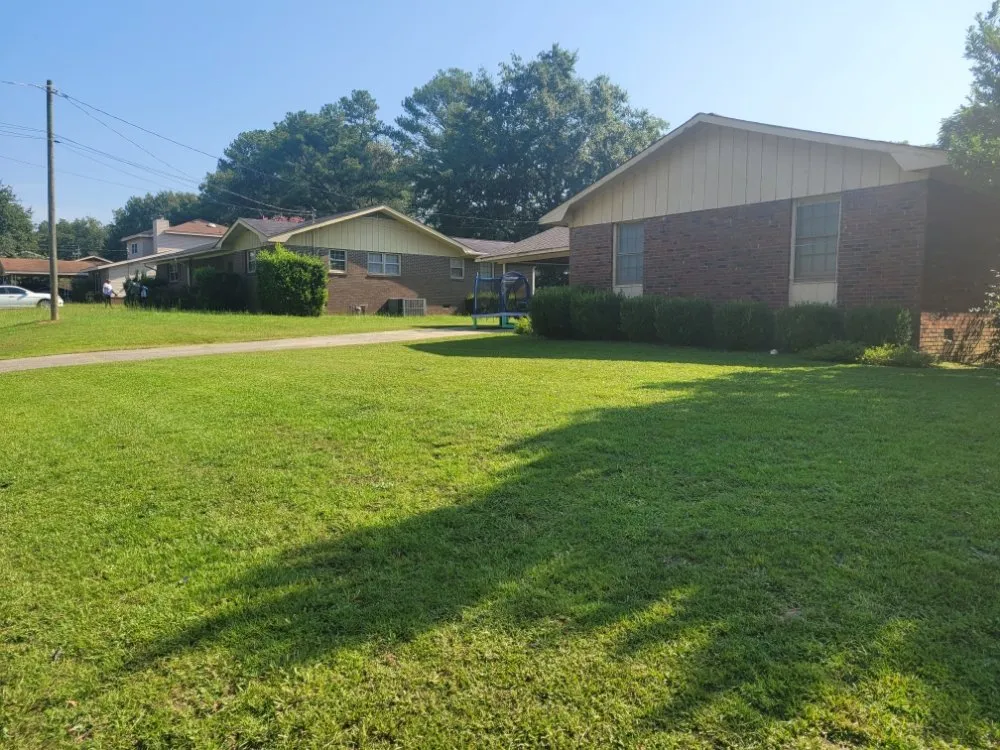 Professional landscape design with custom design in Warner Robins, GA by BD Lawn Service