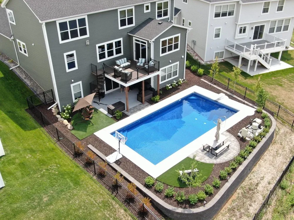 Affordable lawn mowing service with custom design across Cottage Grove, MN - BDC Builders