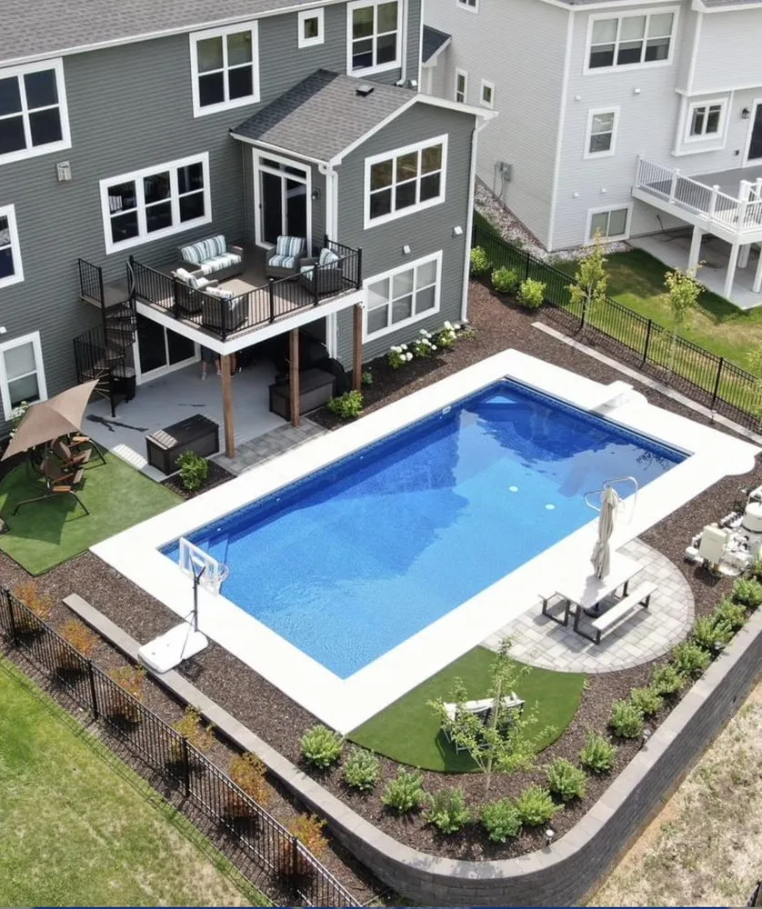 Custom landscaping services for beautiful yards in Cottage Grove, MN by BDC Builders