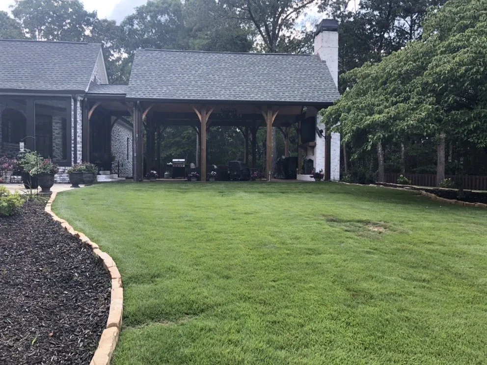 Custom lawn care service for homes in Lindale, GA by BDS Landscape