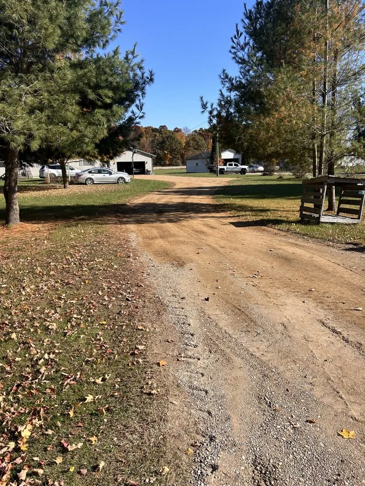 Custom outdoor landscaping in Lawton, MI by B&E Excavating