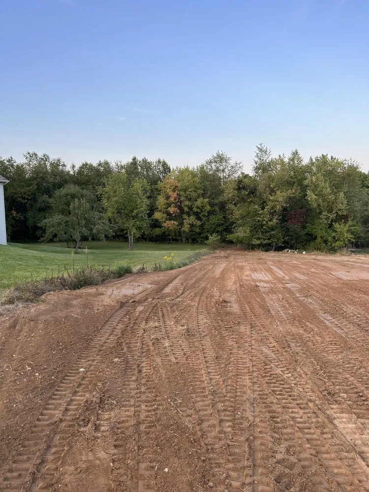 Professional lawn mowing service in Lawton, MI by B&E Excavating