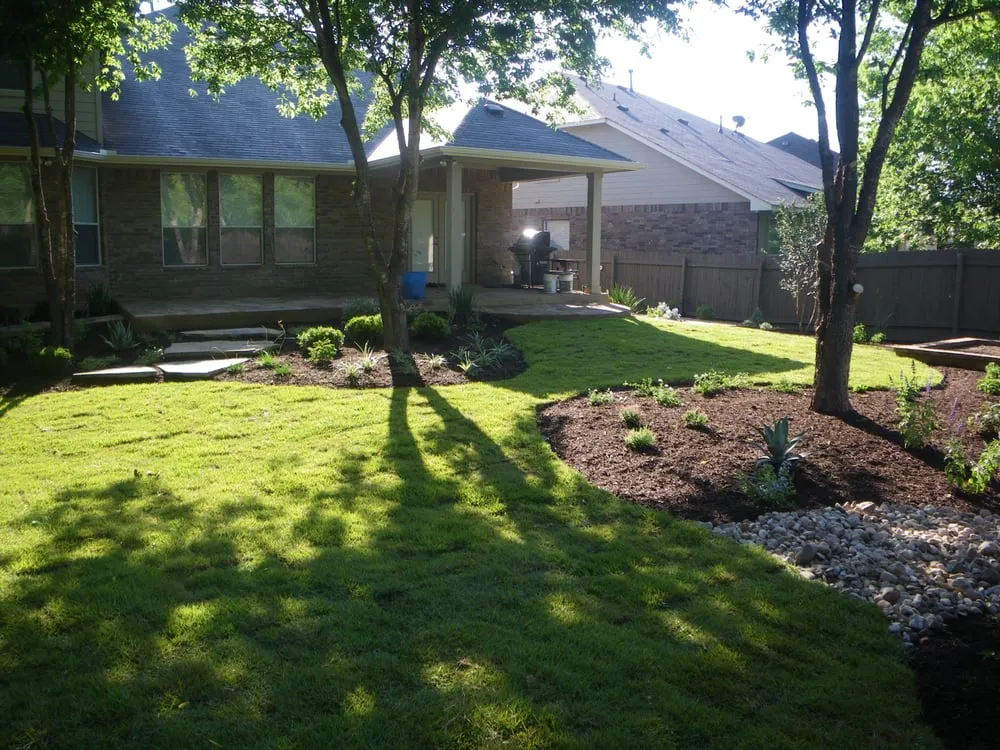 Custom yard maintenance in Round Rock, TX - Be Green Landscaping and Landscape Lighting