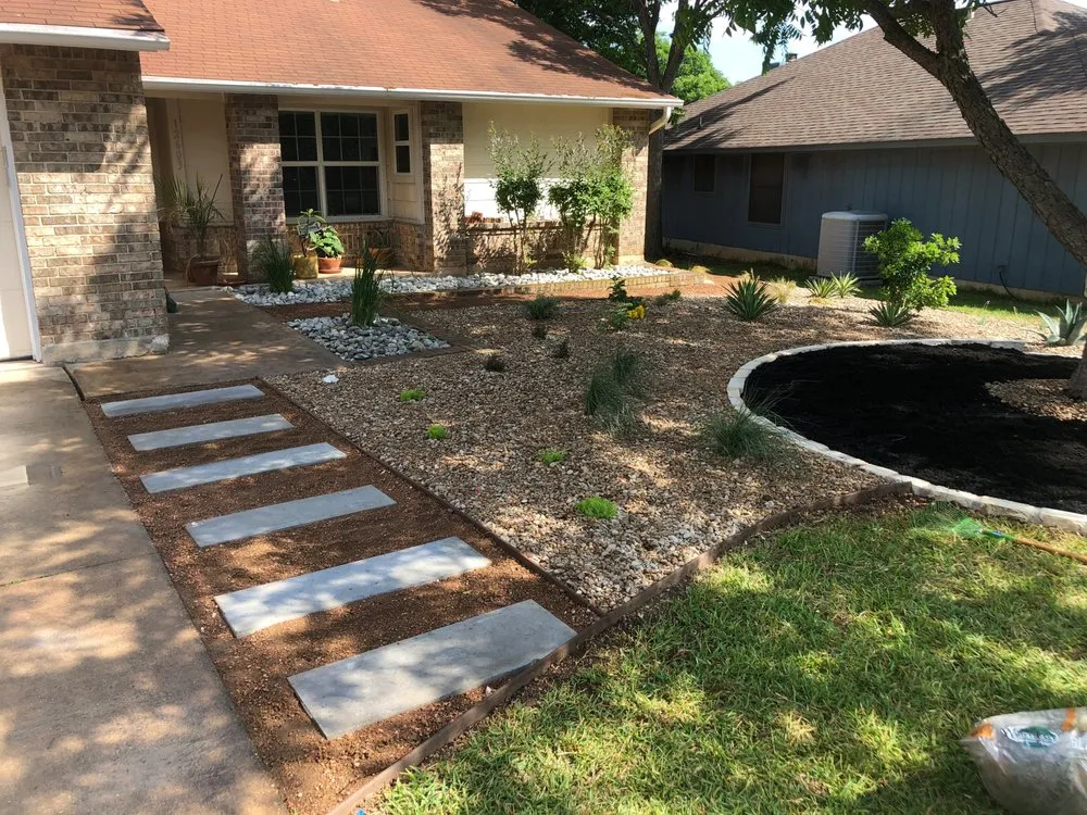 Top-rated garden landscaping for beautiful yards across Round Rock, TX - Be Green Landscaping and Landscape Lighting