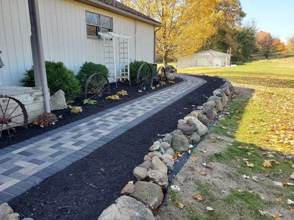Affordable garden landscaping for beautiful yards in Adrian, MI by BE Landscapes