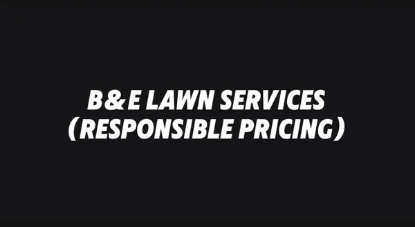 B&E Lawn Services Logo