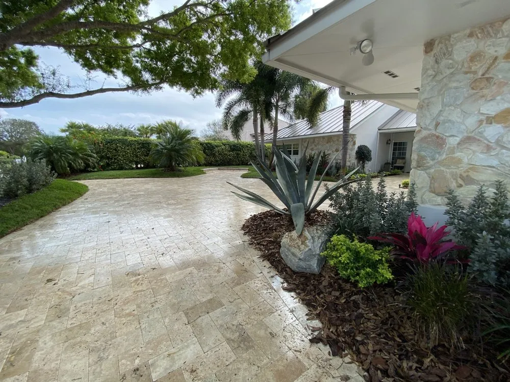 Local garden landscaping in Delray Beach, FL by BE Limitless Contractors