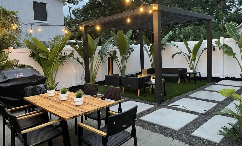 Custom outdoor landscaping for beautiful yards in Delray Beach, FL by BE Limitless Contractors