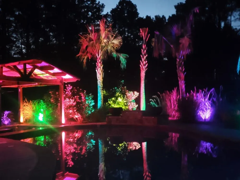 Custom garden landscaping in Vancleave, MS by Bea-utiful Backyards