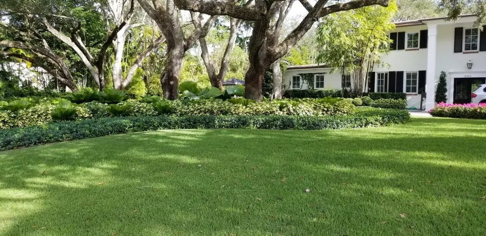 Custom garden landscaping with custom design across Miami, FL - Beach House Lighting and Landscaping