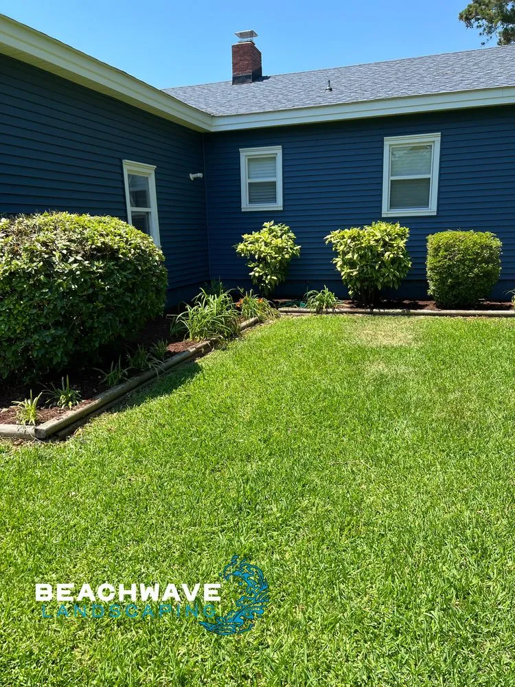 Custom yard cleanup service for residential properties in Manteo, NC by Beachwave landscaping