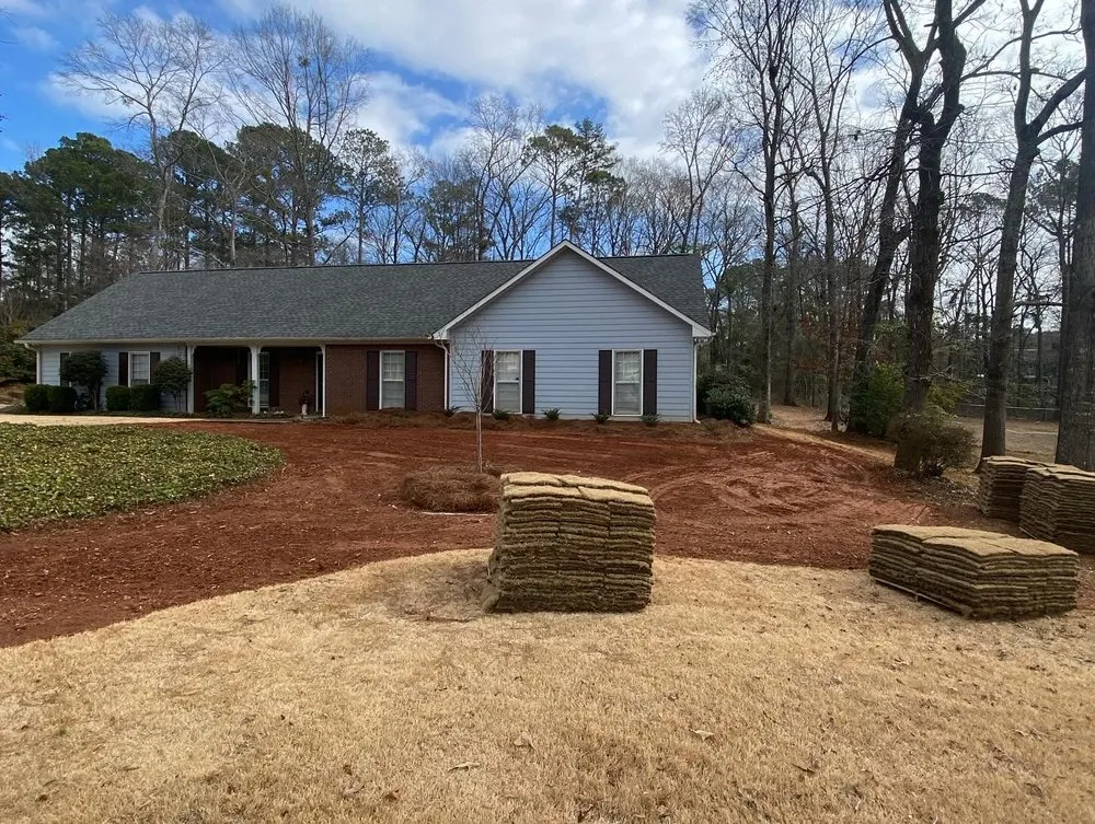 Expert landscape installation in Valley, AL by Beacon Landscaping