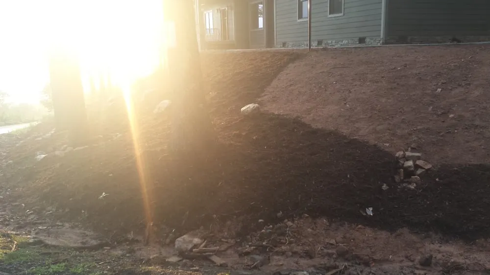 Custom yard cleanup service for outdoor upgrades in Fairview, NC by Beam's lawn & Landscape