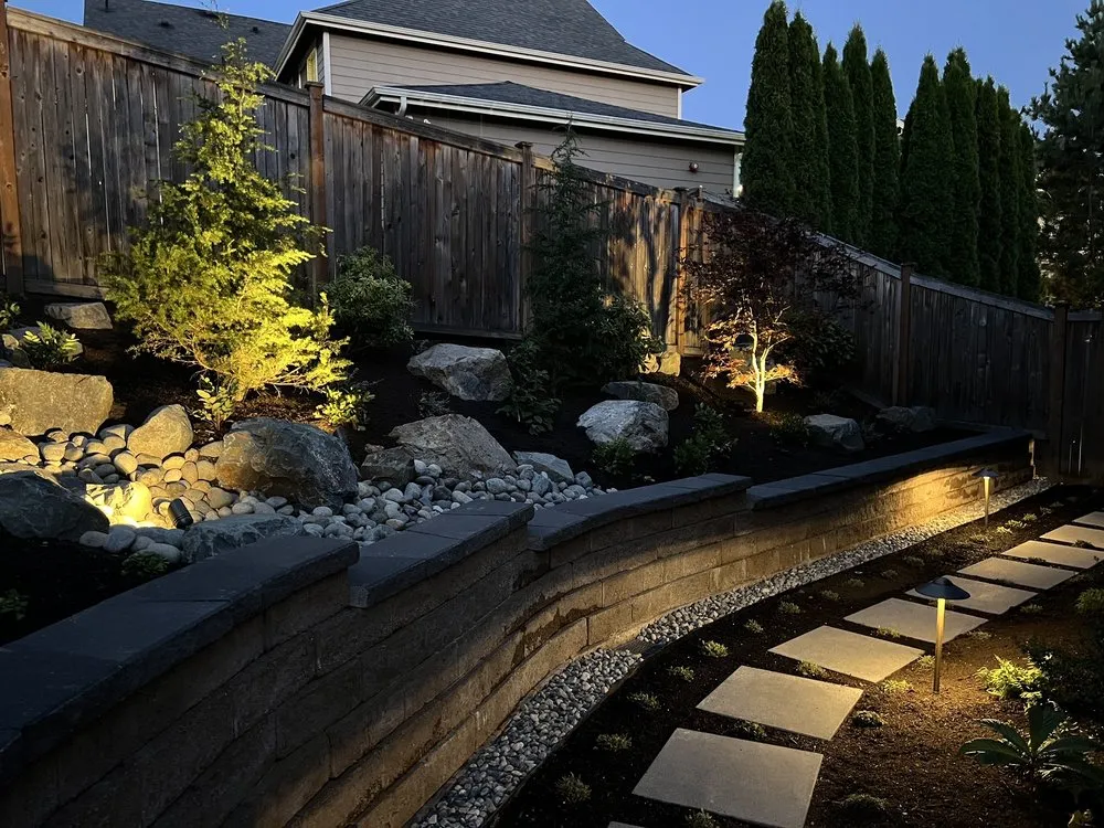 Professional outdoor landscaping in Redmond, WA by Bear Creek Landscaping & Construction
