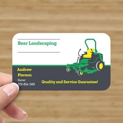 Bear Landscaping Logo