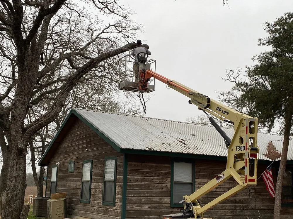 Custom lawn care service with custom design in Stockdale, TX by Bear Landscaping