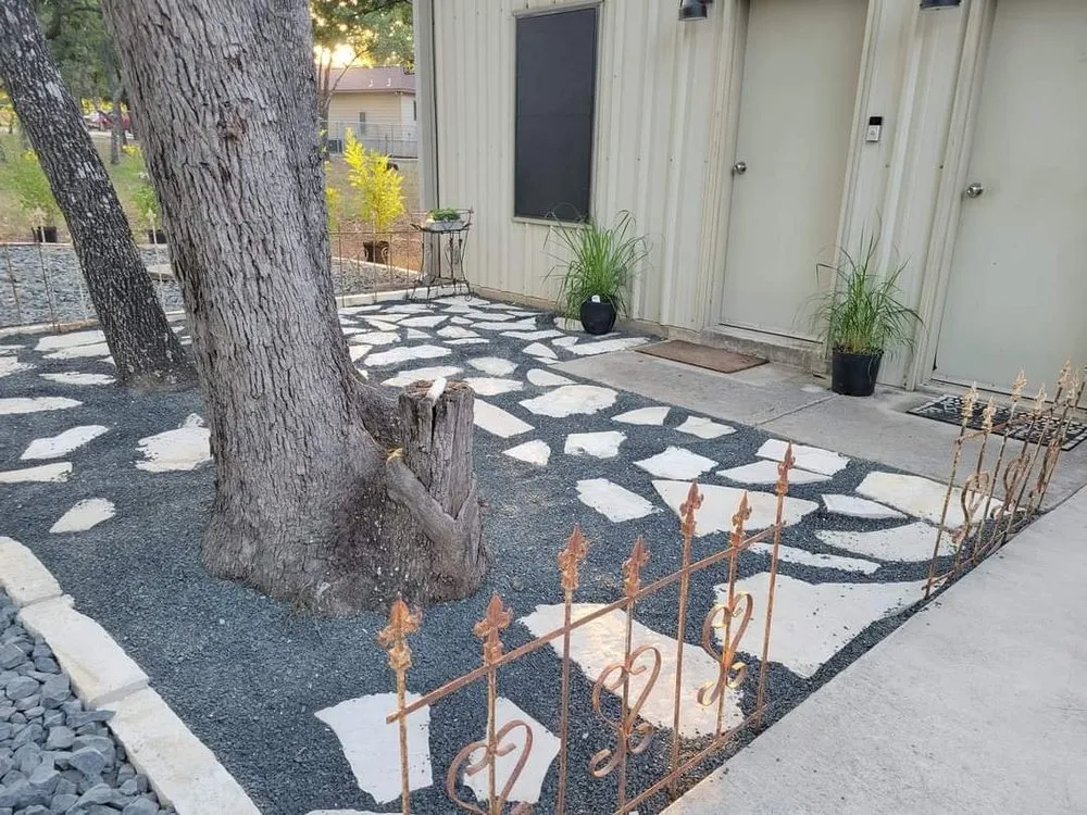 Professional yard maintenance in Stockdale, TX by Bear Landscaping