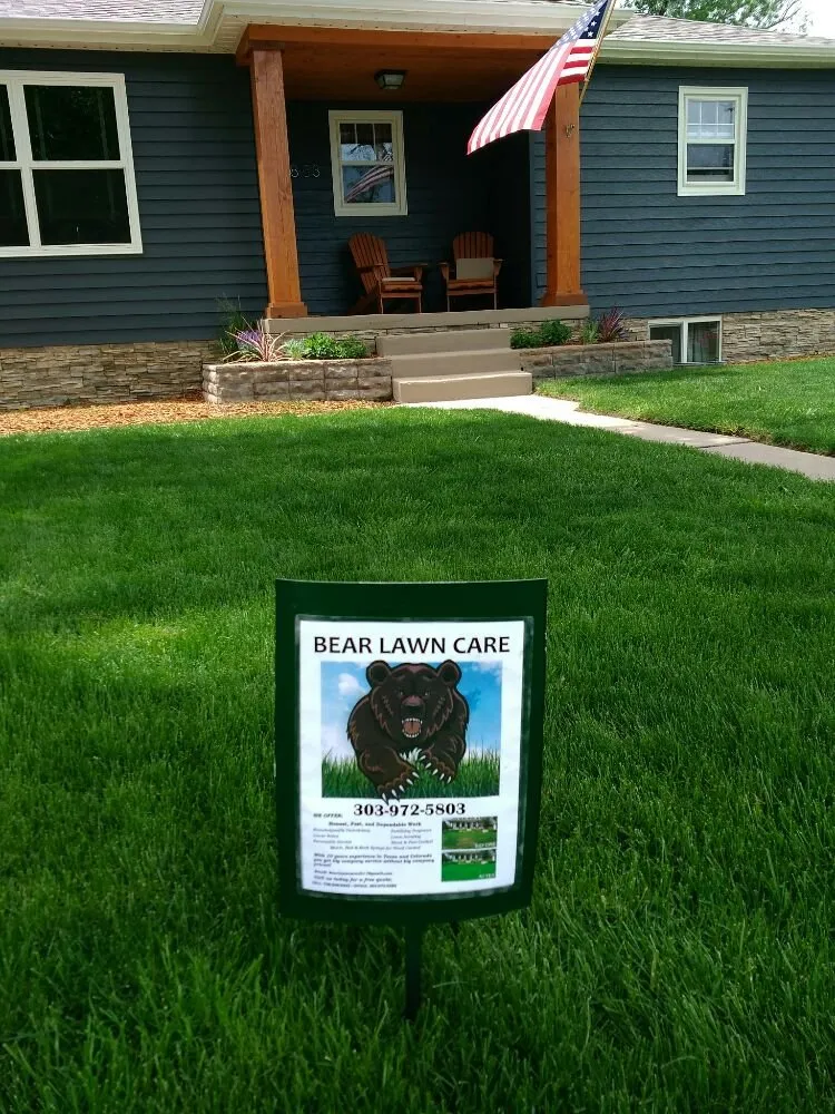 Professional landscape design in Morrison, CO by Bear Lawn Care