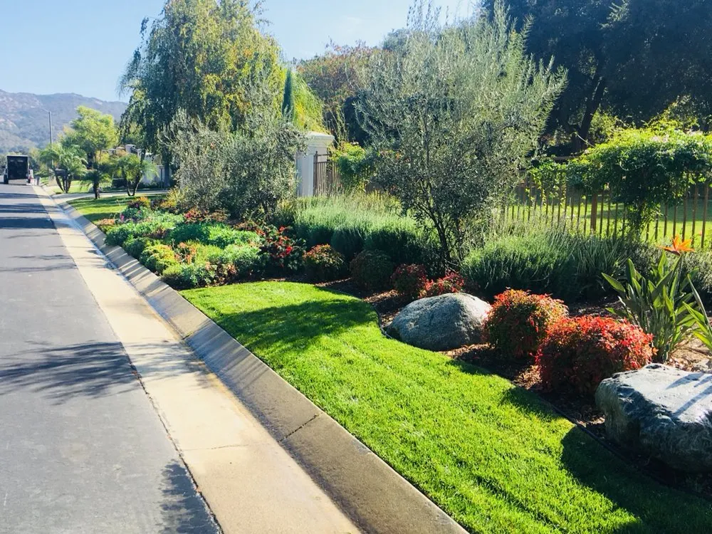 Top-rated lawn mowing service with custom design in Ontario, CA by Bear Paw Landscape