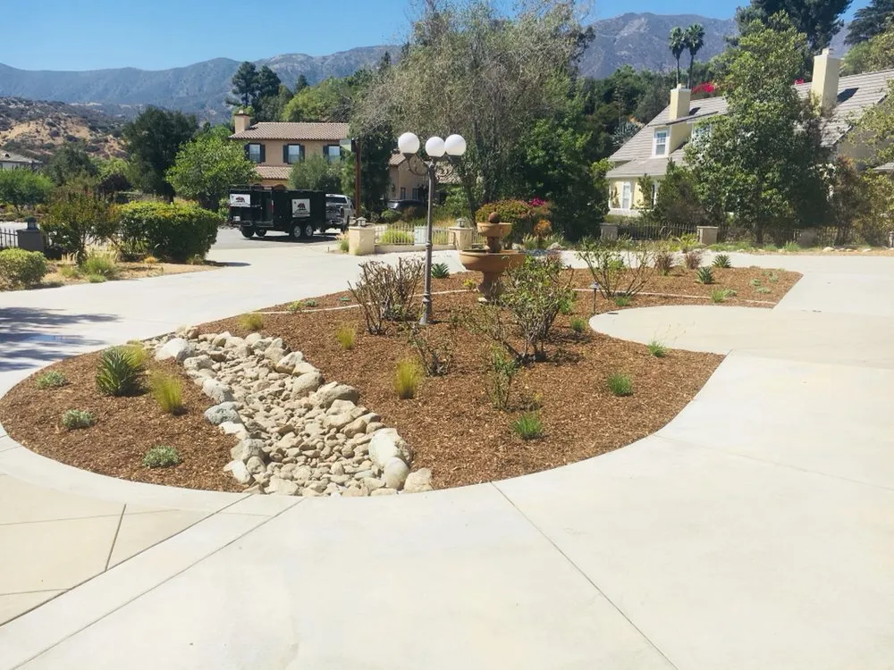 Expert lawn care service with custom design in Ontario, CA by Bear Paw Landscape