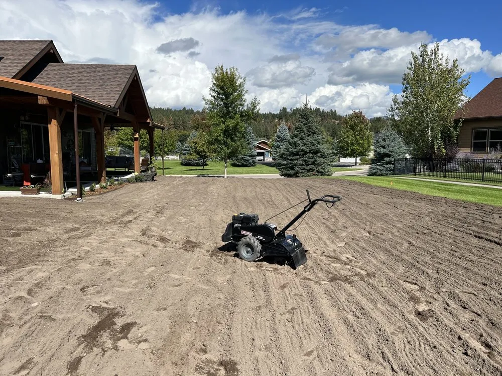 Professional residential landscaping in Bigfork, MT by BearDance Forestry
