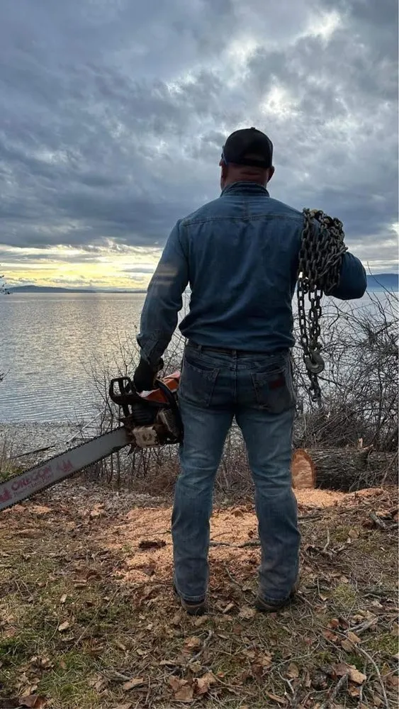 Custom residential landscaping for residential properties in Bigfork, MT by BearDance Forestry