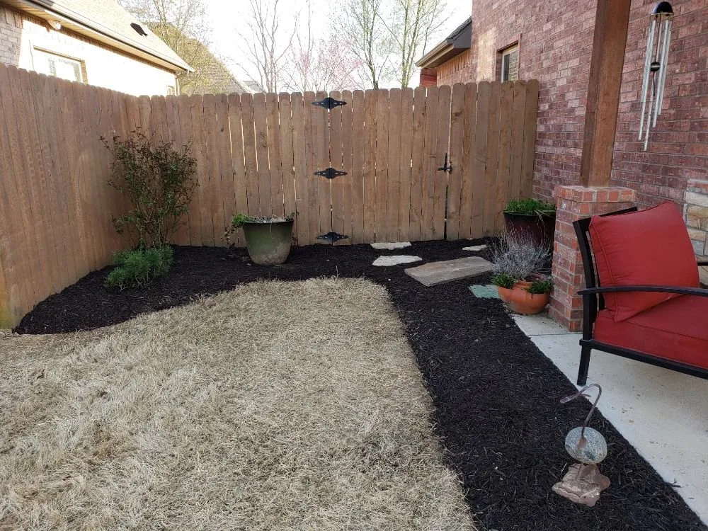 Local landscape installation for residential properties in Rogers, AR by Bearded Brothers Landscaping
