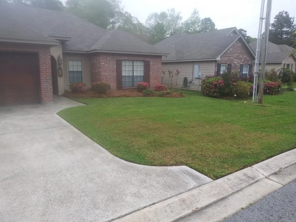 Professional landscape design in Calhoun, LA by Bearded Goat Lawncare