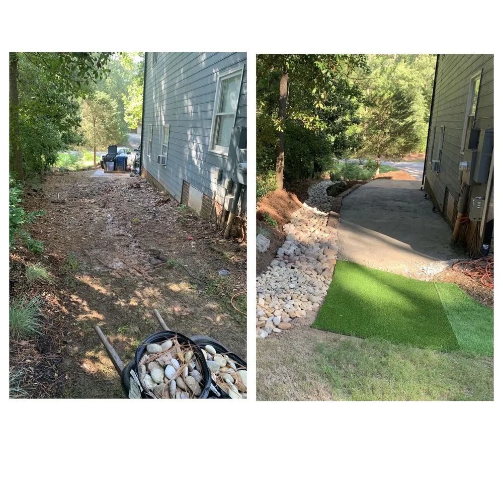 Custom outdoor landscaping for outdoor upgrades across Durham, NC - Bearden Transformations