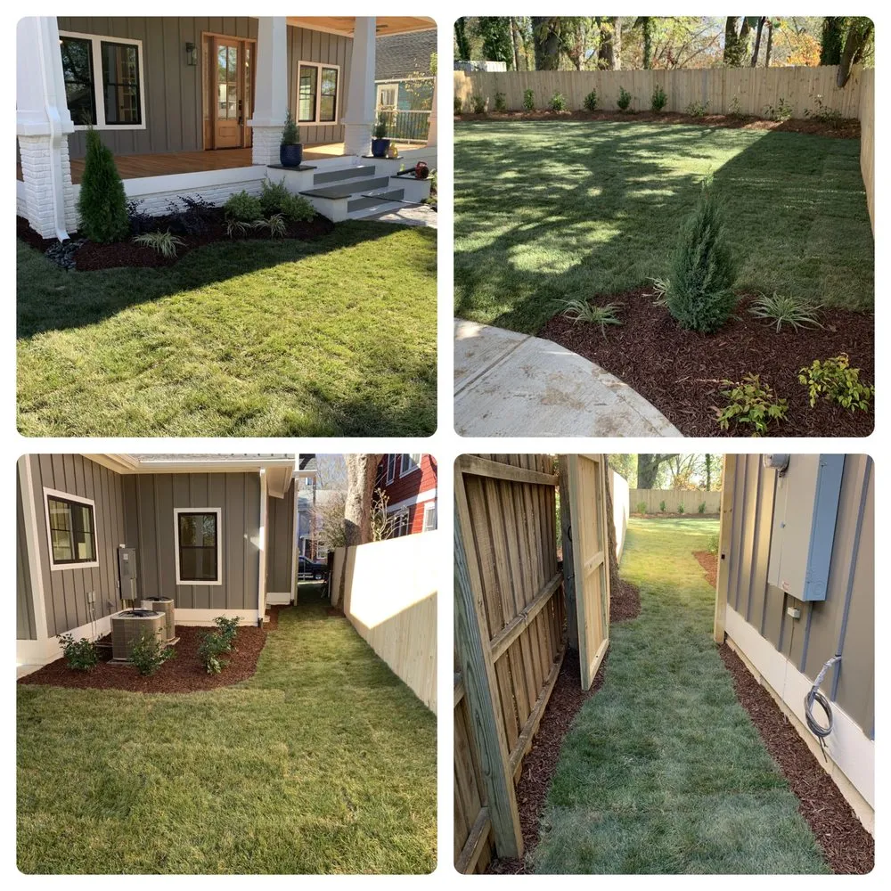 Custom garden landscaping in Durham, NC - Bearden Transformations