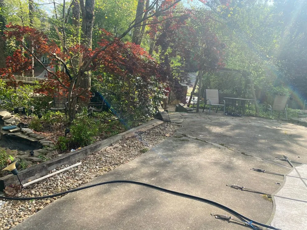 Local landscape installation in Alpharetta, GA by Bearwoods