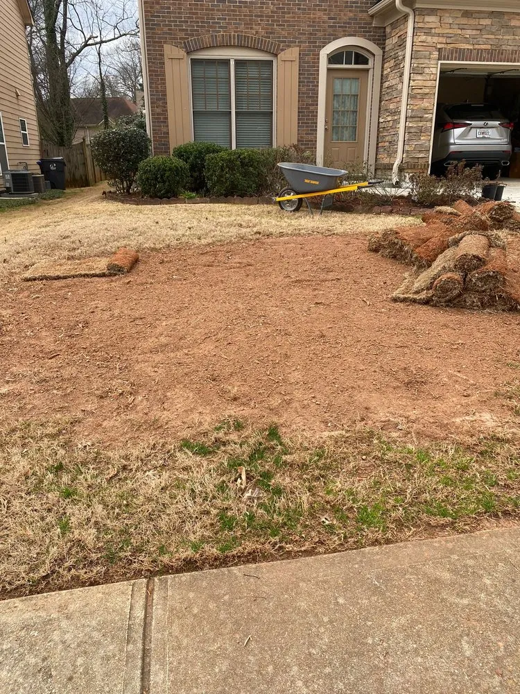 Local residential landscaping in Alpharetta, GA by Bearwoods