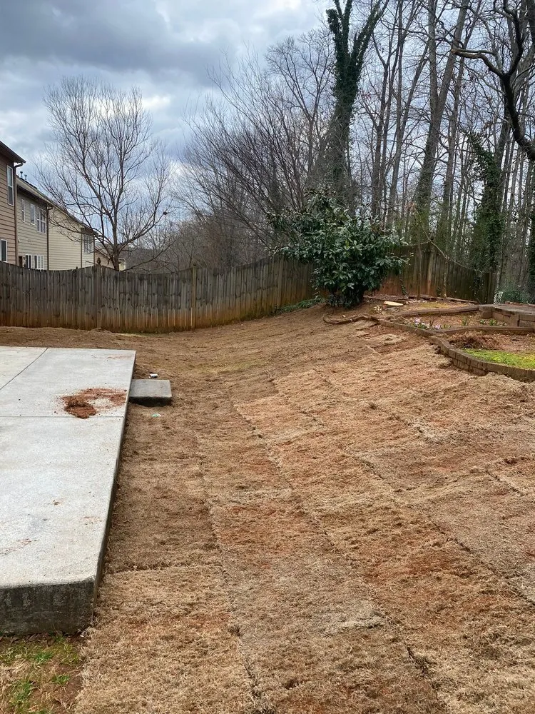 Trusted garden landscaping in Alpharetta, GA by Bearwoods