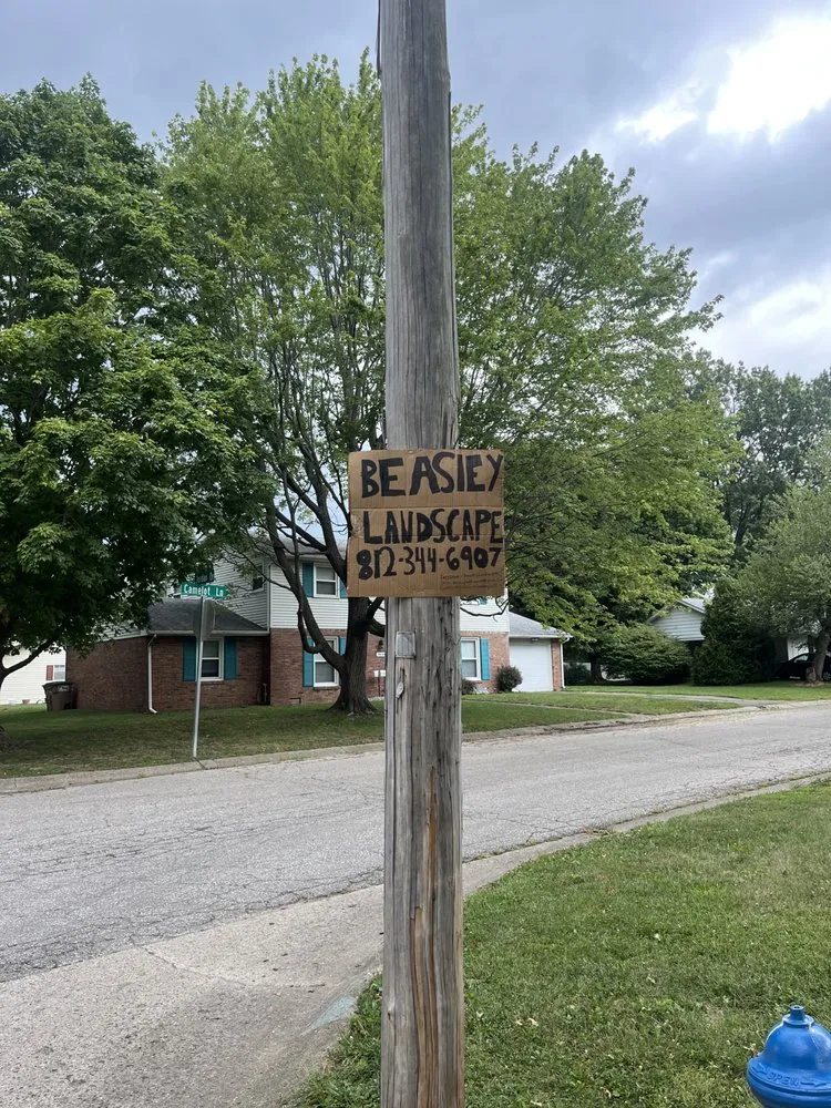 Professional yard cleanup service near you in Columbus, IN by Beasley Landscapes