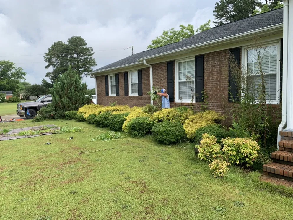 Affordable garden landscaping for residential properties in Dunn, NC by Beast Mowed Lawncare
