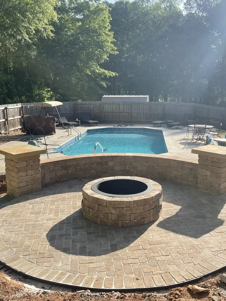 Custom landscape installation for year-round maintenance in Madison, GA by Beattie Outdoor Solutions