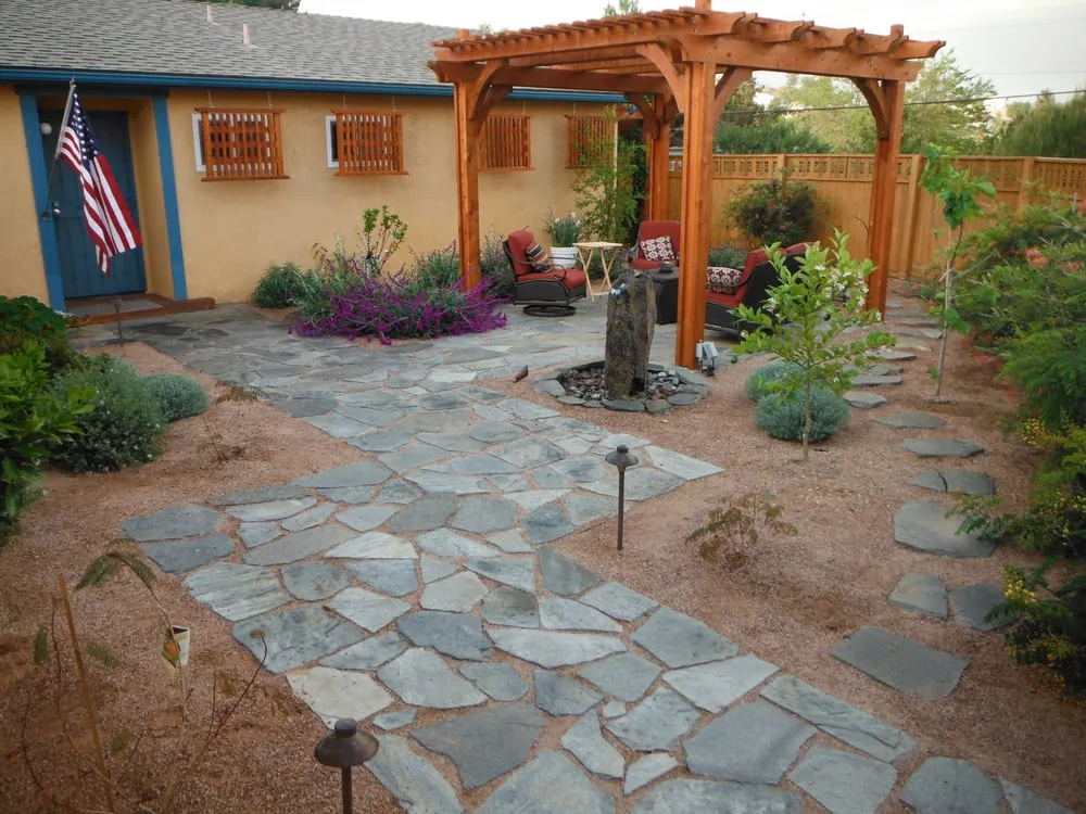 Top-rated landscape installation with custom design in La Mesa, CA by Beaudry Garden Design
