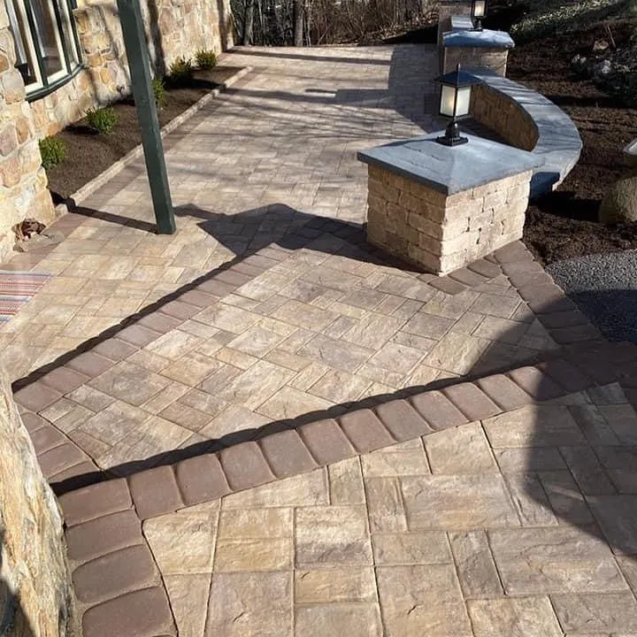 Custom landscape design in Woodstock, VA by Beaune Brothers Landscaping