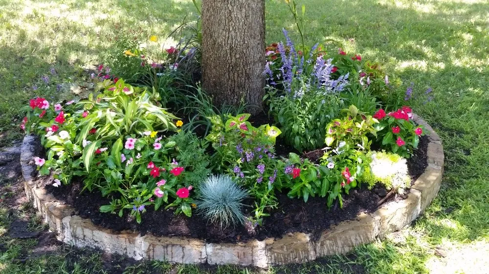 Affordable landscaping services with custom design in Lewisville, TX by Beautiful Exteriors