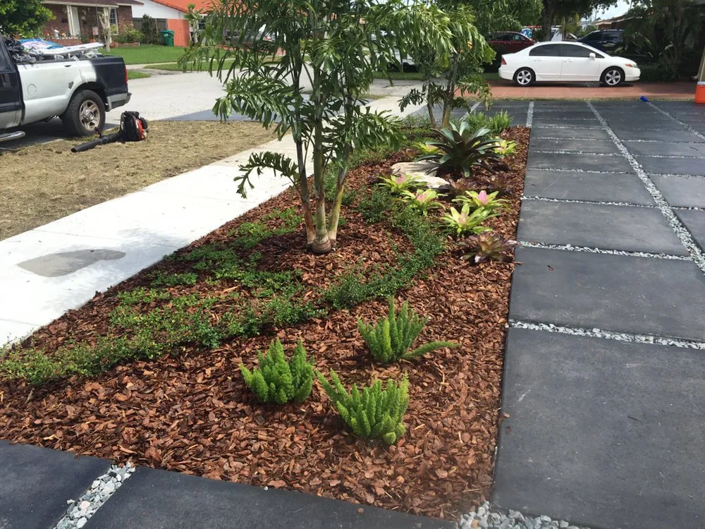 Local landscape installation for residential properties across Miami, FL - Beautiful Gardens and Lawn Care