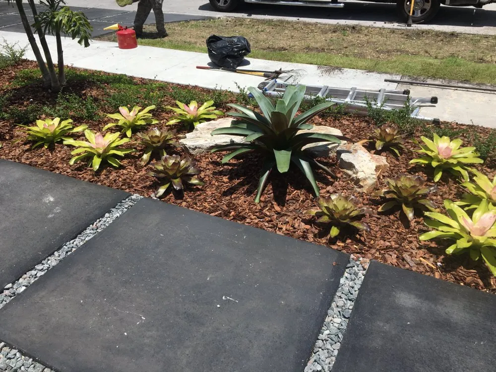 Top-rated landscape installation with custom design across Miami, FL - Beautiful Gardens and Lawn Care