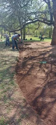 Beautiful Green Landscaping Logo