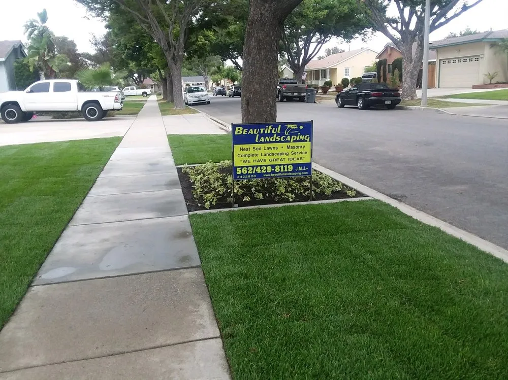 Custom lawn mowing service experts serving Paramount, CA - Beautiful Landscape Company LLC
