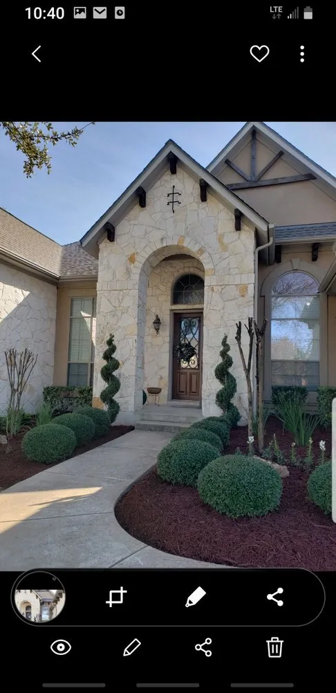 Custom landscape installation in Round Rock, TX - Beautiful Landscapes & Irrigation