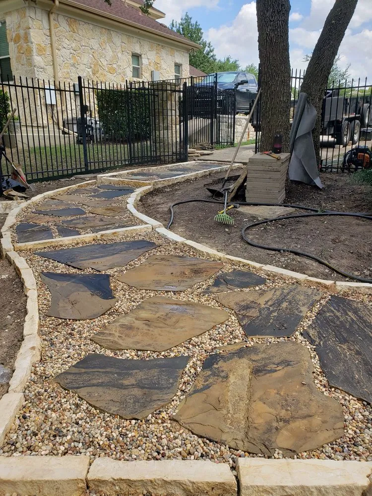 Custom residential landscaping in Round Rock, TX - Beautiful Landscapes & Irrigation