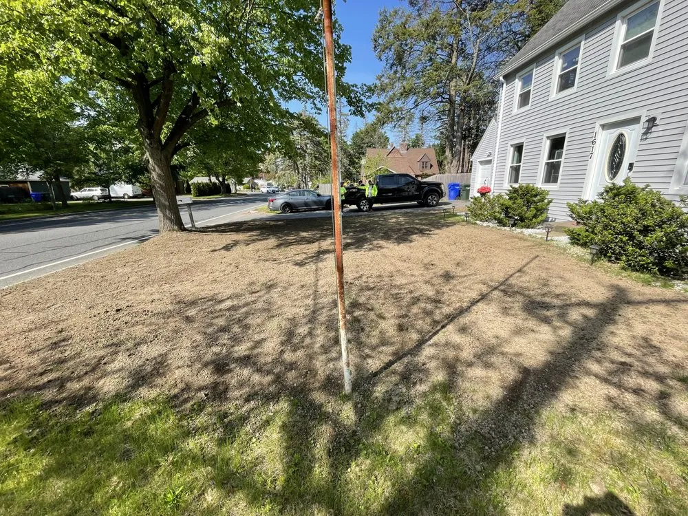 Reliable yard cleanup service for homes in Springfield, MA by Beautiful Landscaping & Construction