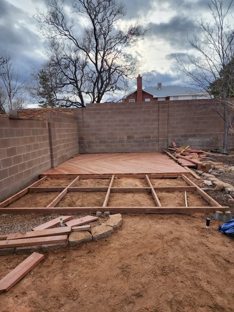 Custom garden landscaping in Albuquerque, NM by Beautifully Designed Landscapes