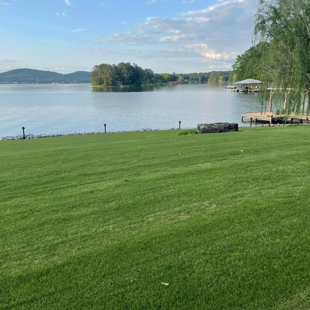 Professional residential landscaping for residential properties in Oxford, AL by Beauty Lawn